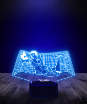 Lampka LED 3D Plexido Piłkarz Bramkarz