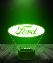 Lampka LED 3D Plexido Auto Ford Logo - 4