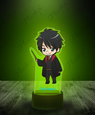 Lampka LED 3D Plexido z Nadrukiem Harry Potter Chibi