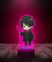 Lampka LED 3D Plexido z Nadrukiem Harry Potter Chibi