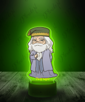 Lampka LED 3D Plexido z Nadrukiem Albus Dumbledore - 1