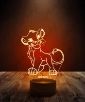 Lampka LED 3D Plexido Simba