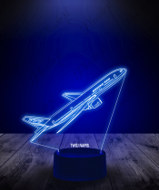 Lampka LED 3D Plexido Boeing 777 - 2