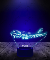 Lampka LED 3D Plexido Boeing 747 - 2