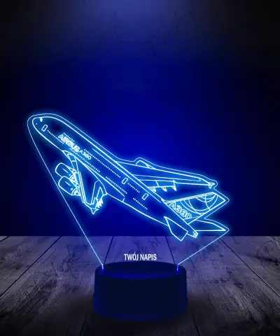 Lampka LED 3D Plexido Airbus A380 - 1