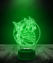 Lampka LED 3D Plexido Mitologia Hermes