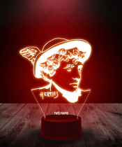 Lampka LED 3D Plexido Mitologia Hermes Kapelusz