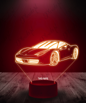 Lampka LED 3D Plexido Auto Ferrari California