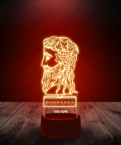Lampka LED 3D Plexido Mitologia Dionizos Posąg