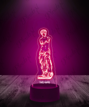 Lampka LED 3D Plexido Mitologia Afrodyta Posąg