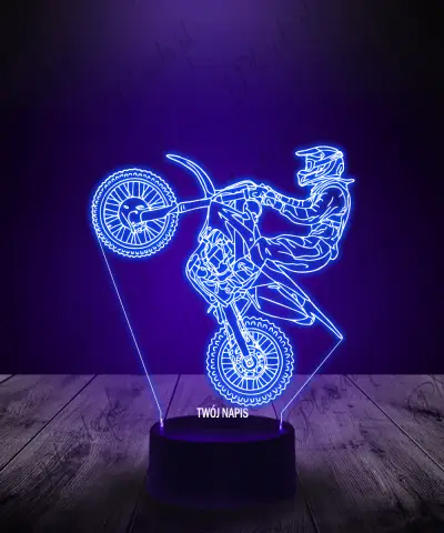 Lampka LED 3D Plexido Motocross