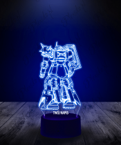 Lampka LED 3D Plexido Mobile Suit Gundam Robot