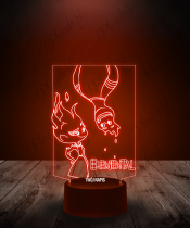 Lampka LED 3D Plexido Między Nami Żywiołami Elemental