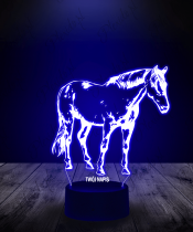 Lampka LED 3D Plexido Koń Quarter Horse