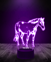 Lampka LED 3D Plexido Koń Quarter Horse