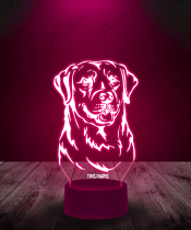 Lampka LED 3D Plexido Piesek Labrador Retriever