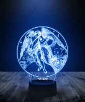 Lampka LED 3D Plexido Mitologia Eros i Psyche - 1