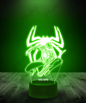 Lampka LED 3D Plexido Spiderman Uniwersum Logo