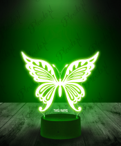 Lampka LED 3D Plexido Duży Motyl