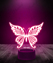 Lampka LED 3D Plexido Duży Motyl