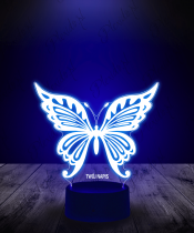 Lampka LED 3D Plexido Duży Motyl