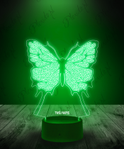 Lampka LED 3D Plexido Motyl Mozaika