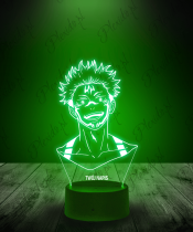 Lampka LED 3D Plexido Jujutsu Kaisen Tatuaż