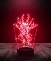 Lampka LED 3D Plexido Gra Diablo IV Potwór