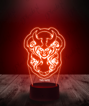 Lampka LED 3D Plexido Gra Diablo IV Lilith Twarz