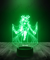 Lampka LED 3D Plexido Gra Diablo IV Lilith Zbroja