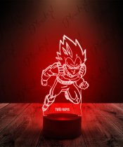 Lampka LED 3D Plexido Dragon Ball Vegeta SSJ