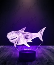 Lampka LED 3D Plexido Rekin