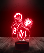 Lampka LED 3D Plexido Haikyuu Shoyo Hinata i Tobio