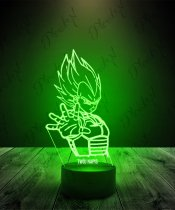 Lampka LED 3D Plexido Dragon Ball Vegeta