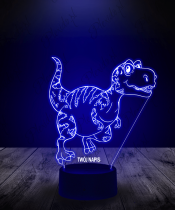 Lampka LED 3D Plexido Dinozaur Tyranozaur Rex