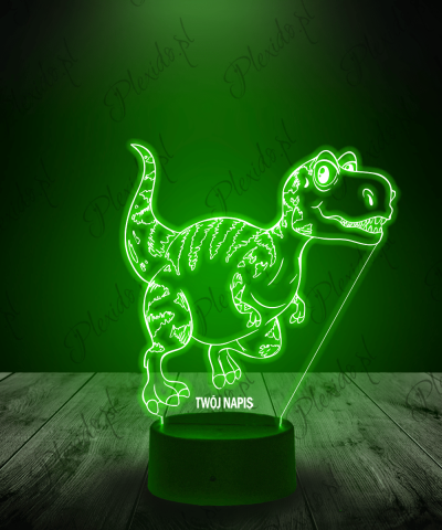 Lampka LED 3D Plexido Dinozaur Tyranozaur Rex