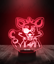 Lampka LED 3D Plexido Gra Fnaf Chibi Foxy - 1