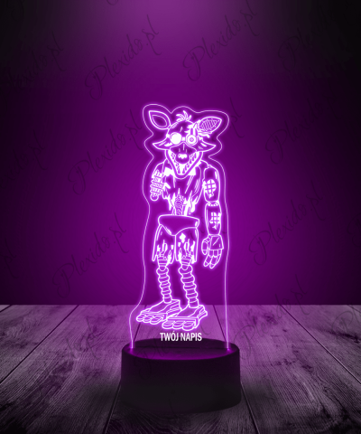 Lampka LED 3D Plexido Gra Fnaf Foxy - 1