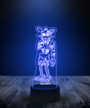 Lampka LED 3D Plexido Gra Fnaf Foxy - 2