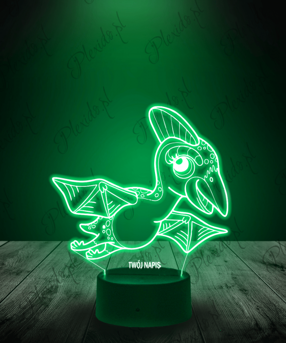 Lampka LED 3D Plexido Pterodaktyl Dinozaur