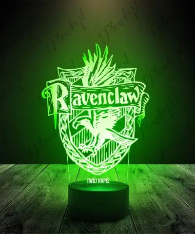 Lampka LED 3D Plexido Harry Potter Ravenclaw