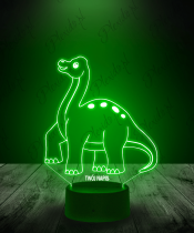 Lampka LED 3D Plexido Brachiozaur Dinozaur