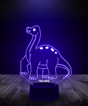 Lampka LED 3D Plexido Brachiozaur Dinozaur