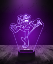 Lampka LED 3D Plexido Gra Fnaf Glamrock Freddy - 2