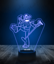 Lampka LED 3D Plexido Gra Fnaf Glamrock Freddy - 4