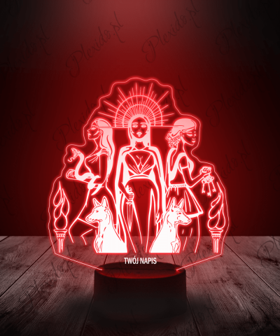 Lampka LED 3D Plexido Mitologia Hekate - 1