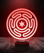 Lampka LED 3D Plexido Mitologia Hekate Symbol - 3