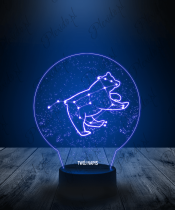 Lampka LED 3D Plexido Gwiazdy Wielka Niedźwiedzica