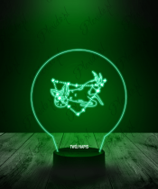 Lampka LED 3D Plexido Znak Zodiaku Koziorożec