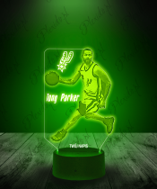 Lampka LED 3D Plexido Koszykarz Tony Parker